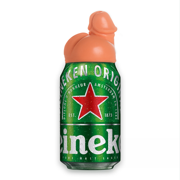 TAPA LATA PENIS HEINEKE